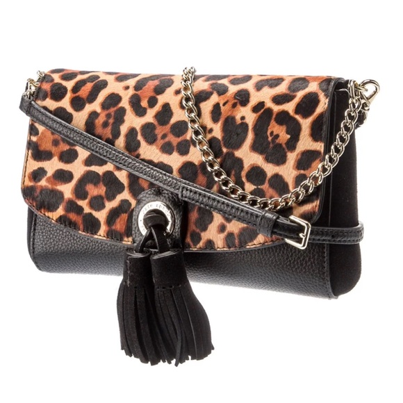 EUC Kate Spade Calf Hair/Suede Greer Sequoia Avenue Leopard Print Crossbody - Picture 2 of 12